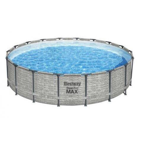 Бассейн Bestway Steel Pro MAX 549x122 см, 23062 л, металлический каркас, с насосом, лестницей и чехлом [4]