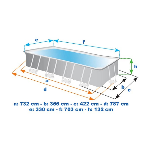 Piscină ULTRA XTR FRAME 975x488x132 cm, 54368 L, cadru metalic [3]