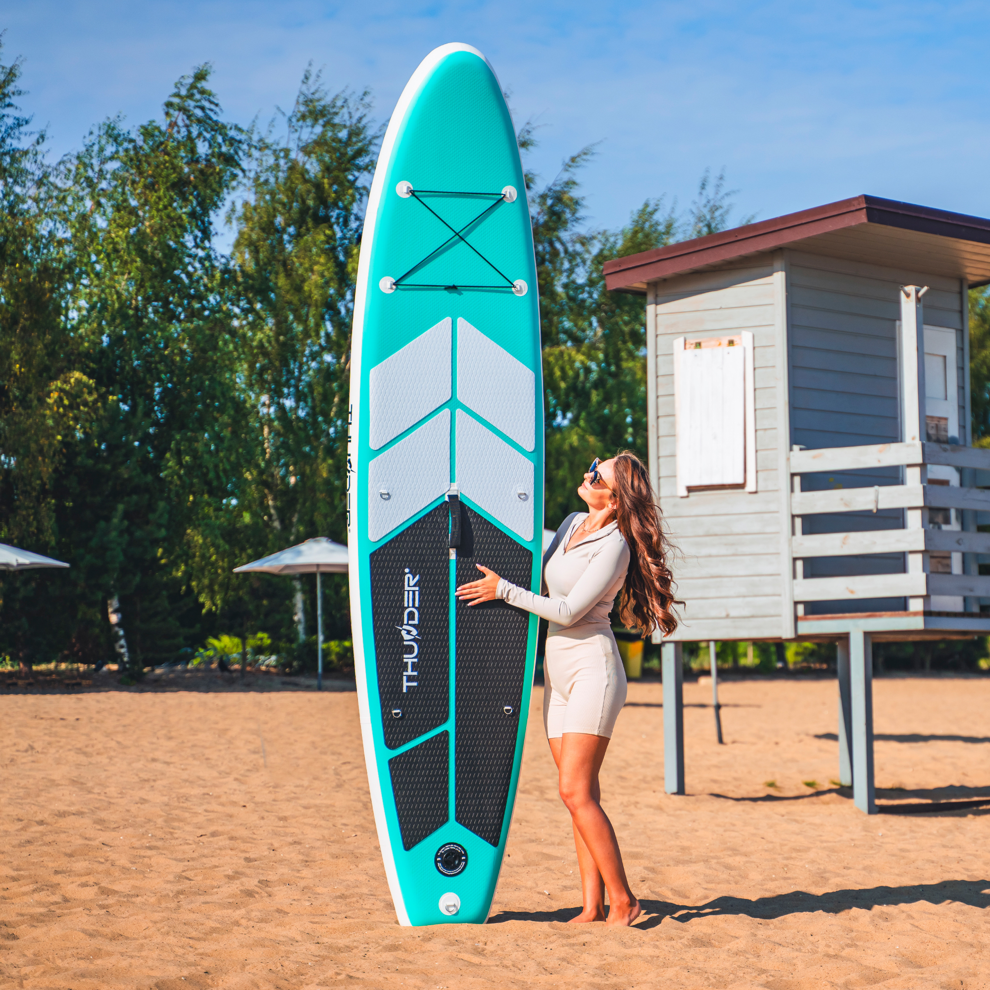 Надувная SUP-доска THUNDER COAST MINT 320 см – Стиль, устойчивость и гибридная универсальность [6]