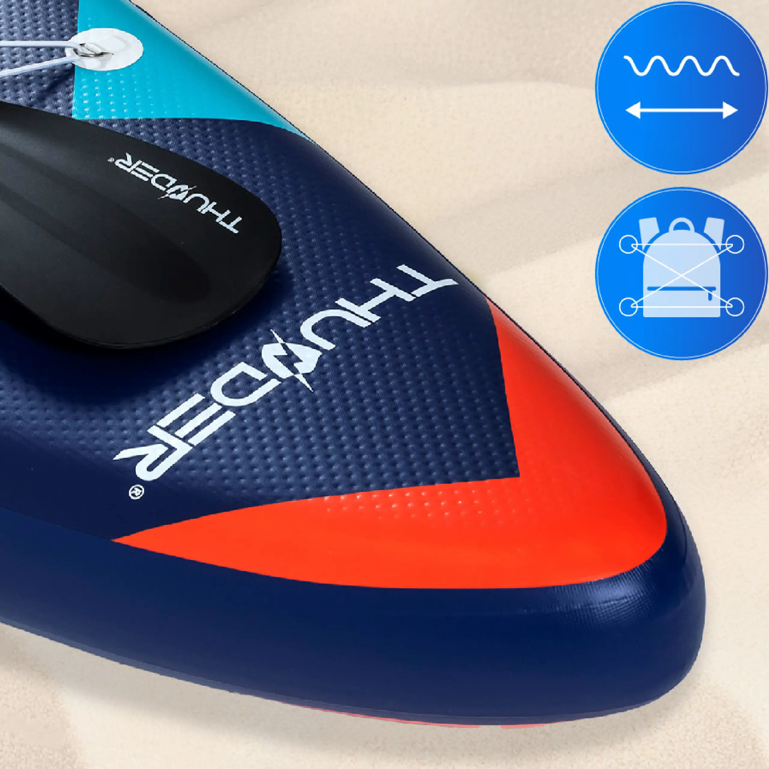 Надувная SUP-доска THUNDER STRIPES 320 см – Стиль и устойчивость для гибридных приключений [7]