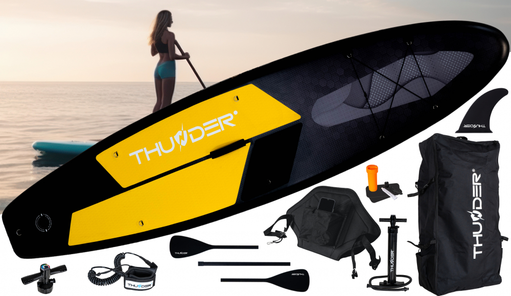 Placă SUP gonflabilă THUNDER IPPO (RAVEN) 320 cm – stabilitate, versatilitate și distracție garantată pe apă [2]