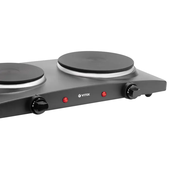 Plita de masa Mini VITEK VT-3704, 2500W, (1500W and 1000W)electric [2]