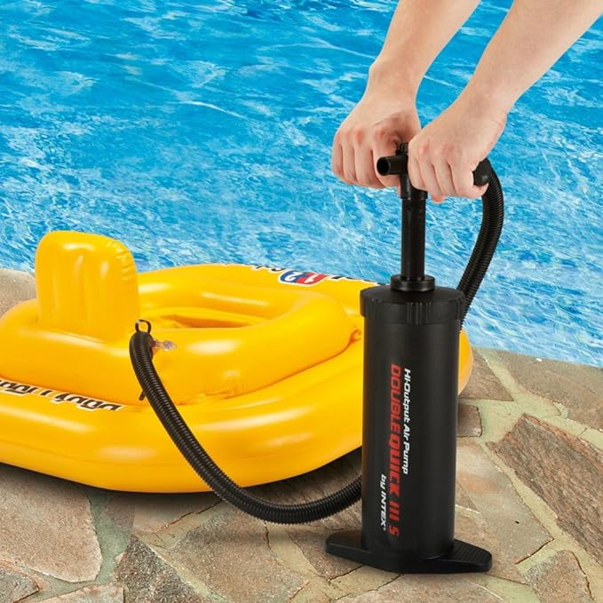 Pompa de aer manuală Double Quick III, furtun cu 4 duze, 48 cm [3]