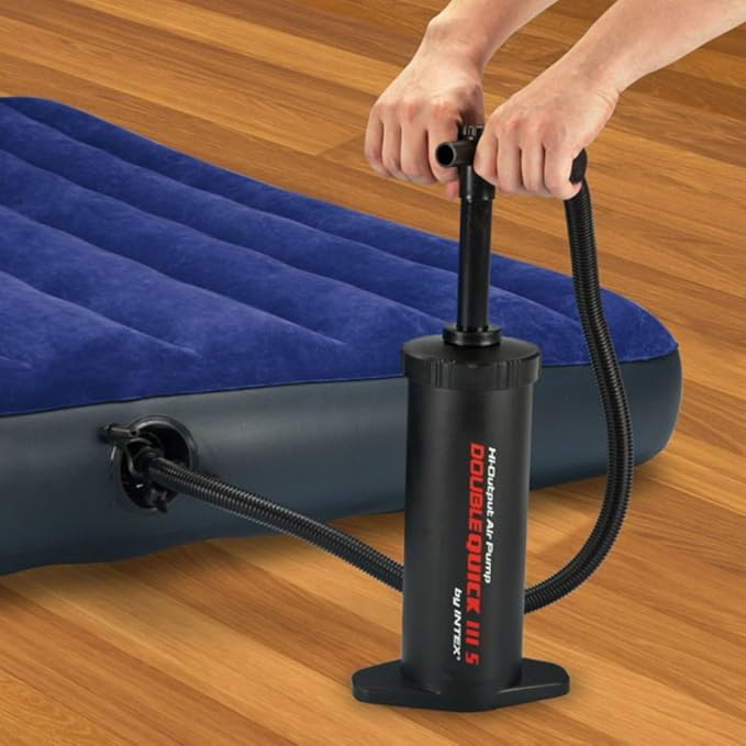Pompa de aer manuală Double Quick III, furtun cu 4 duze, 48 cm [2]