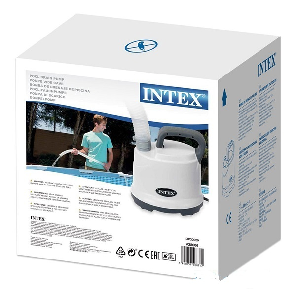 Pompă de drenaj INTEX 28606, 220-240V, 3595 L/h, cu furtun 5 m – Ideală pentru golirea piscinei [4]