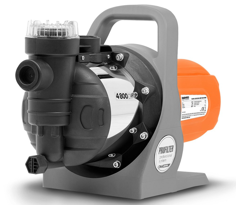 Pompă de grădină DAEWOO DGP 6000 INOX (1300W, 4800 l/h, 4.8 bar, Refulare 48 m, Aspirație 8 m) [4]
