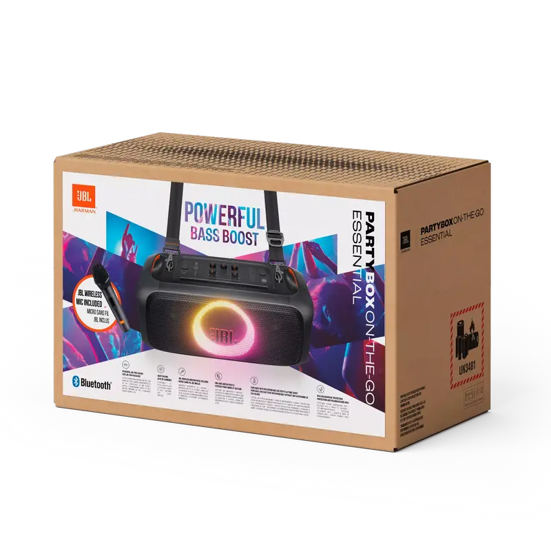 Boxă portabilă JBL PartyBox On-the-Go Essential, Negru [15]