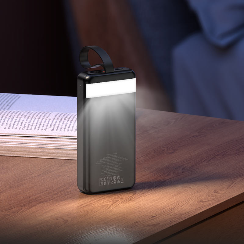 Power Bank Hoco J123B Element 22.5W+PD20W fully compatible with LCD and LED-lamp 30.000mAh Black [4]