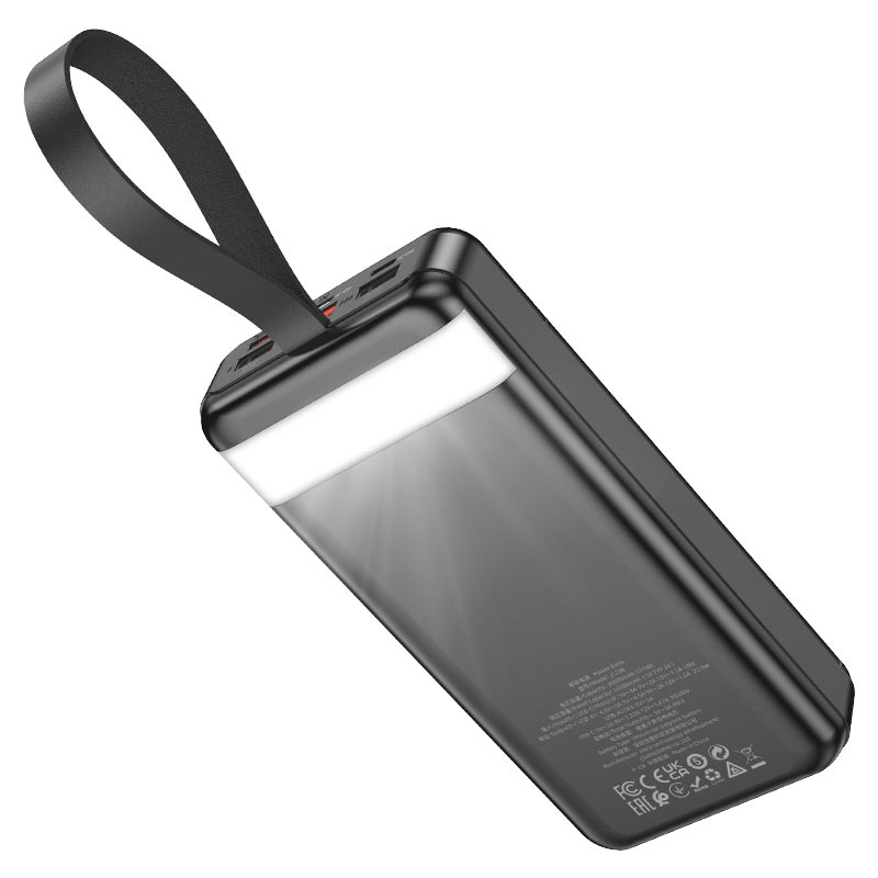 Power Bank Hoco J123B Element 22.5W+PD20W fully compatible with LCD and LED-lamp 30.000mAh Black [2]