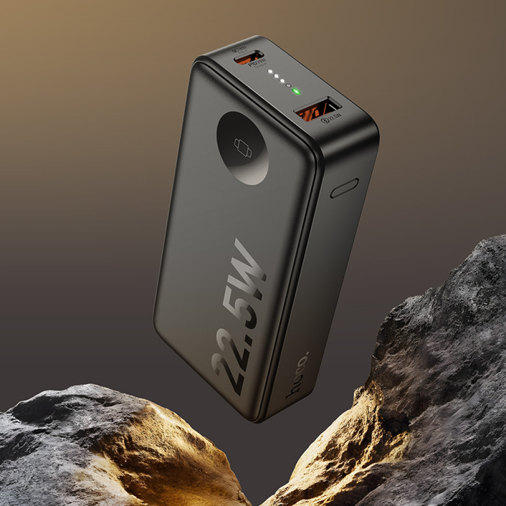 Power Bank Hoco Q27B Jewel 22.5W+PD20W fully compatible power bank with watch charger 10000mAh Black [4]