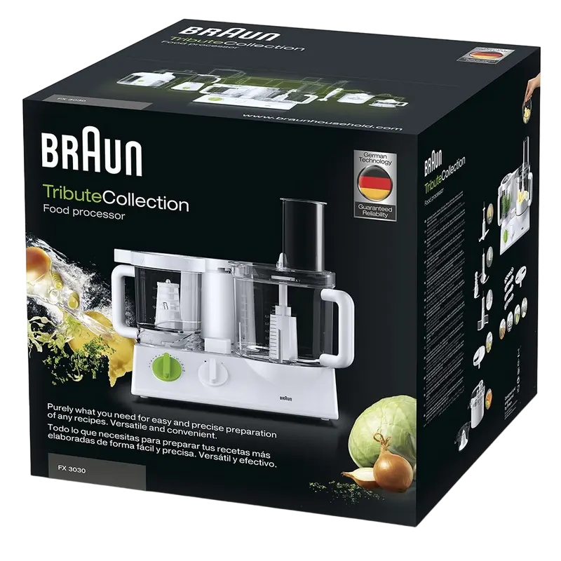 Procesor de Alimente Braun FX 3030 Alb [4]