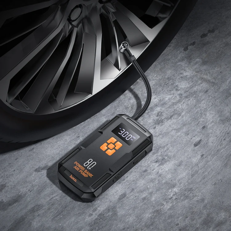 QS2 Land – Pompă de aer inteligentă portabilă 4-în-1 cu Power Bank și funcție de pornire auto (8000mAh) [2]