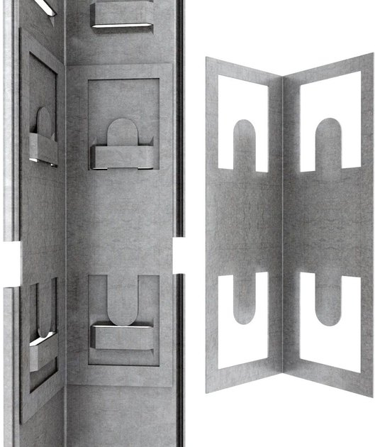 Raft metalic de depozitare Euro Raft Budget 2000x1000x450 mm, 5 rafturi MDF, galvanizat [6]
