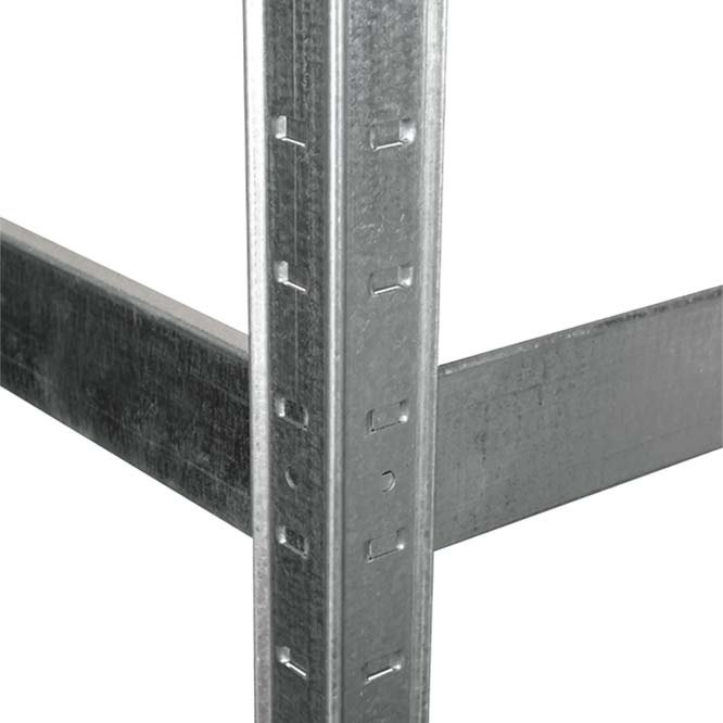 Raft metalic de depozitare Euro Raft Standard 1800x900x400 mm, 5 rafturi MDF, galvanizat [3]