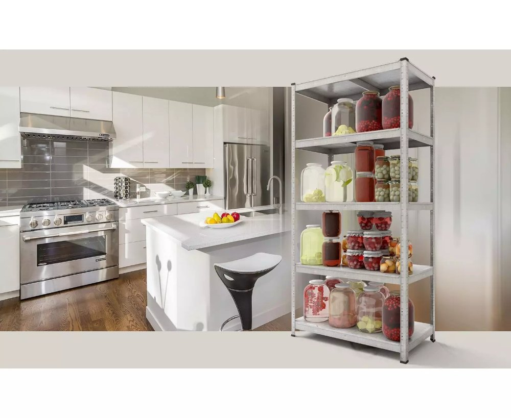 Raft metalic de depozitare Euro Raft Standard 1800x900x400 mm, 5 rafturi metal, galvanizat [3]