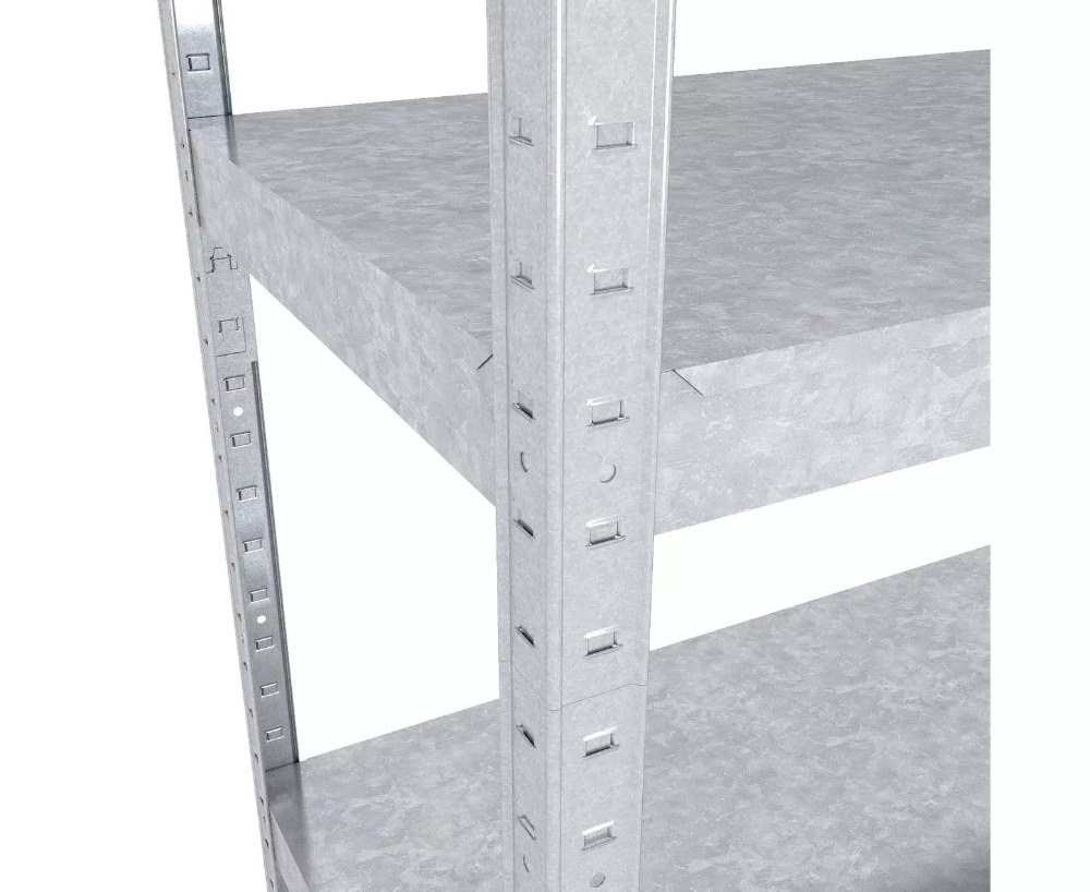Raft metalic de depozitare Euro Raft Standard 1800x900x400 mm, 5 rafturi metal, galvanizat [6]