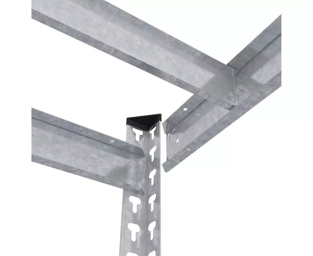 Raft metalic de depozitare Euro Raft Titan 1800x1200x500 mm, 4 rafturi MDF, galvanizat [4]