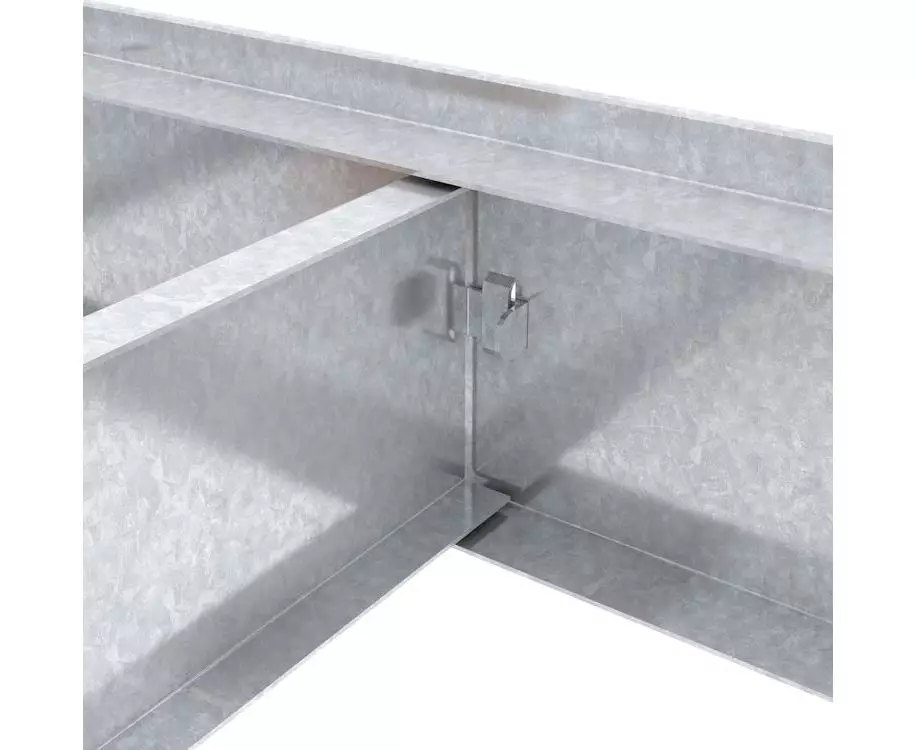 Raft metalic de depozitare Euro Raft Titan 1800x1600x500 mm, 4 rafturi MDF, galvanizat [3]