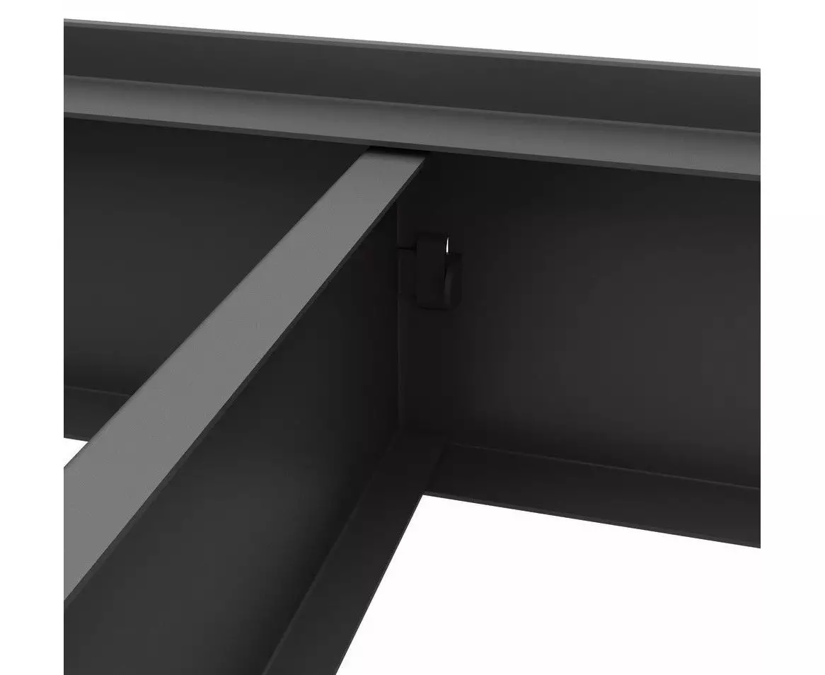 Raft metalic de depozitare Nex Titan 1800x1200x400 mm, 4 rafturi MDF, Antracit – rezistență maximă și design modern [7]