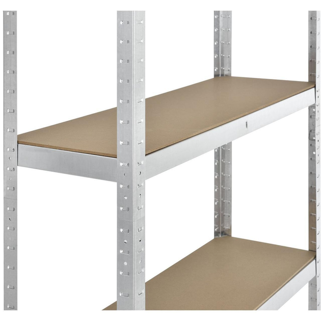 Металлический стеллаж для хранения Nex Budget, 4 полки из МДФ, 1600x800x300 мм, оцинкованный [2]