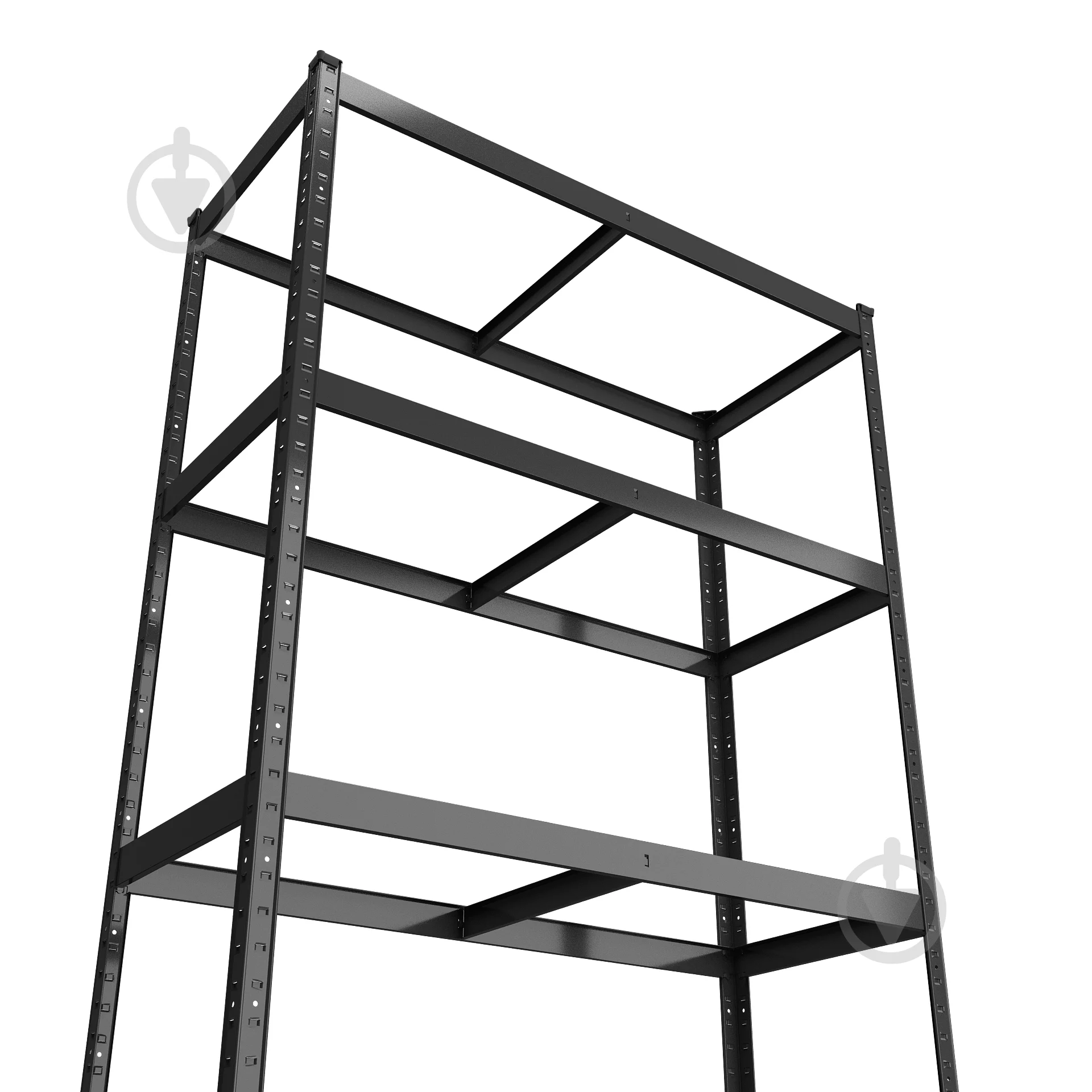 Металлический стеллаж для хранения Nex Standard, 5 полок из МДФ, 1800x900x400 мм, антрацит [6]