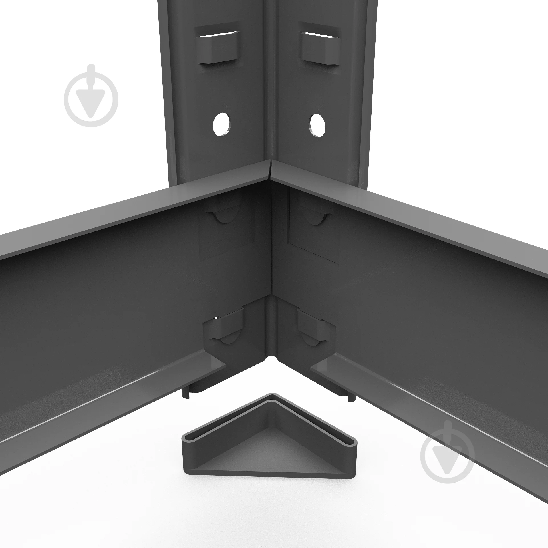 Металлический стеллаж для хранения Nex Standard, 5 полок из МДФ, 1800x900x400 мм, антрацит [4]