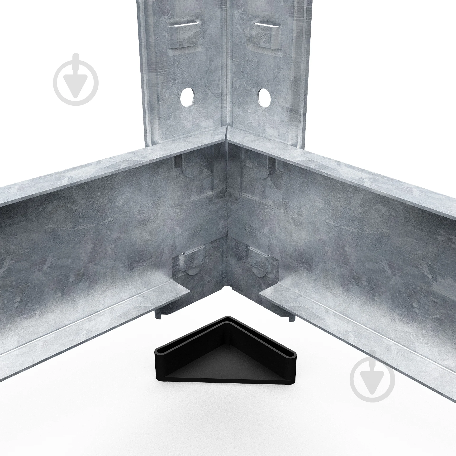 Металлический стеллаж для хранения Nex Standard, 5 полок из МДФ, 2200x1100x450 мм, оцинкованный [6]