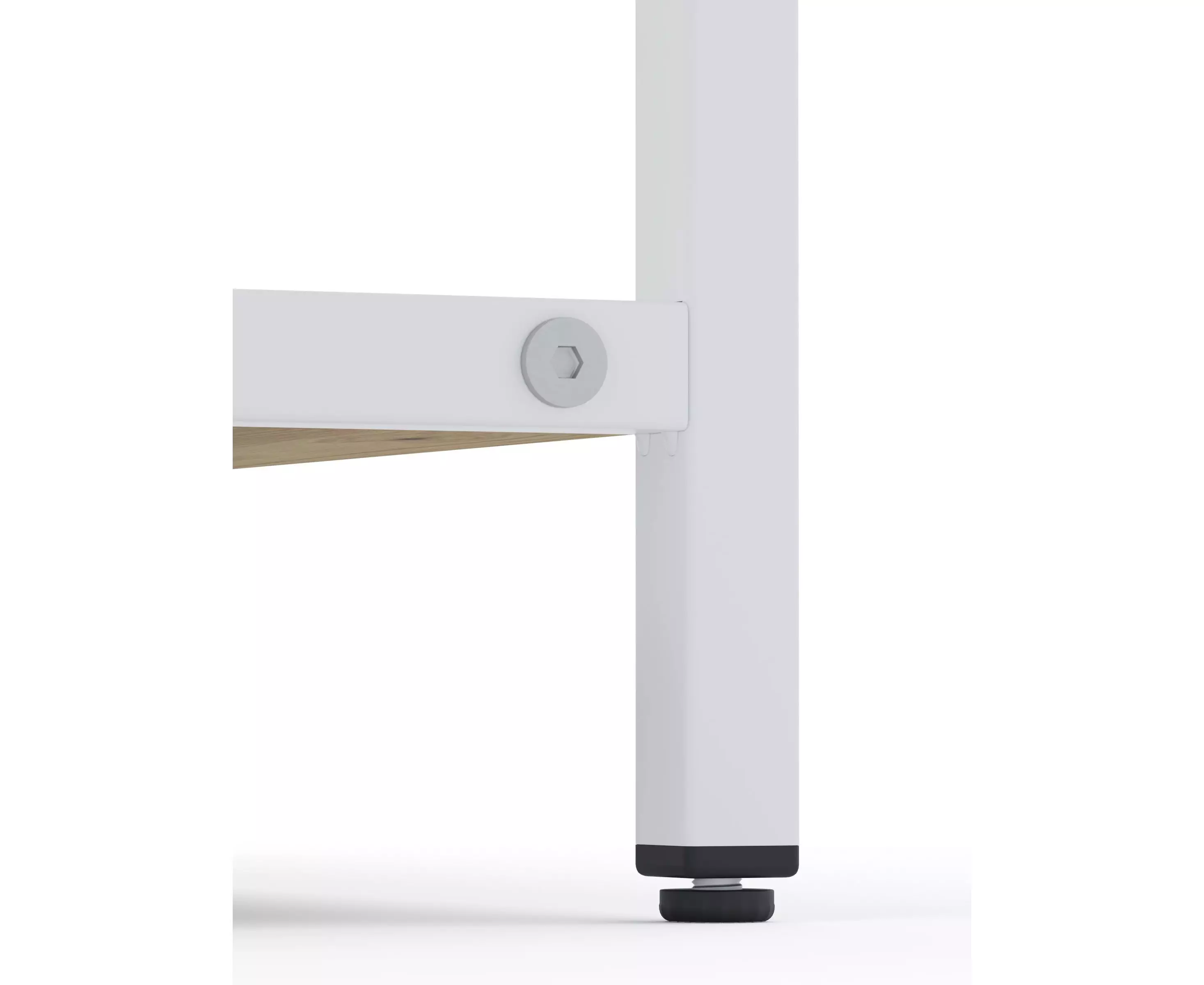 Металлический стеллаж Nex Loft 1700x800x350 мм, 5 полок, ДСП, Белый/Дуб Artisan – элегантность и практичность в одном решении [7]