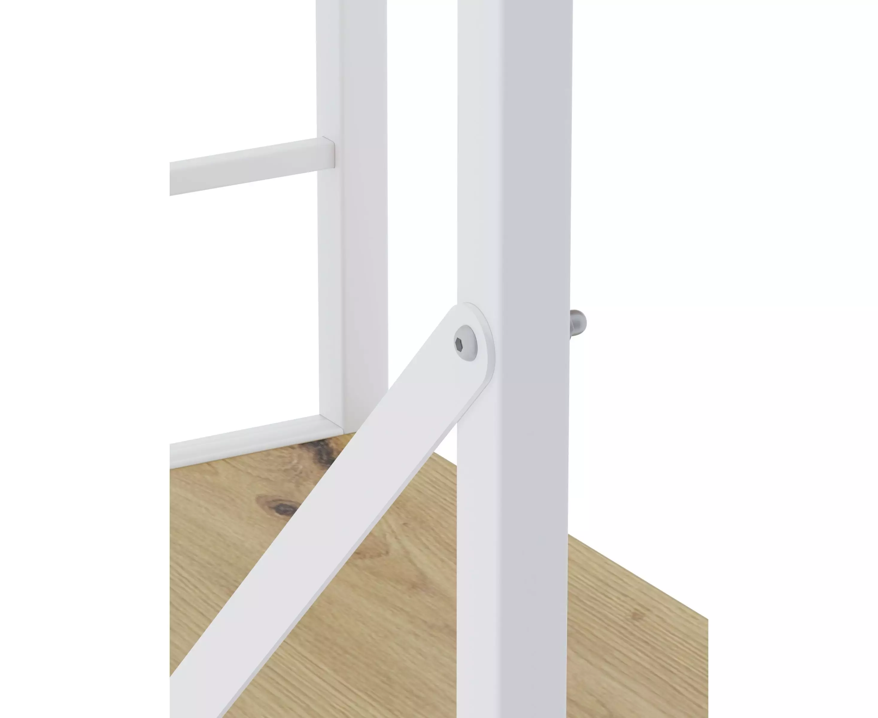 Металлический стеллаж Nex Loft 1700x800x350 мм, 5 полок, ДСП, Белый/Дуб Artisan – элегантность и практичность в одном решении [9]