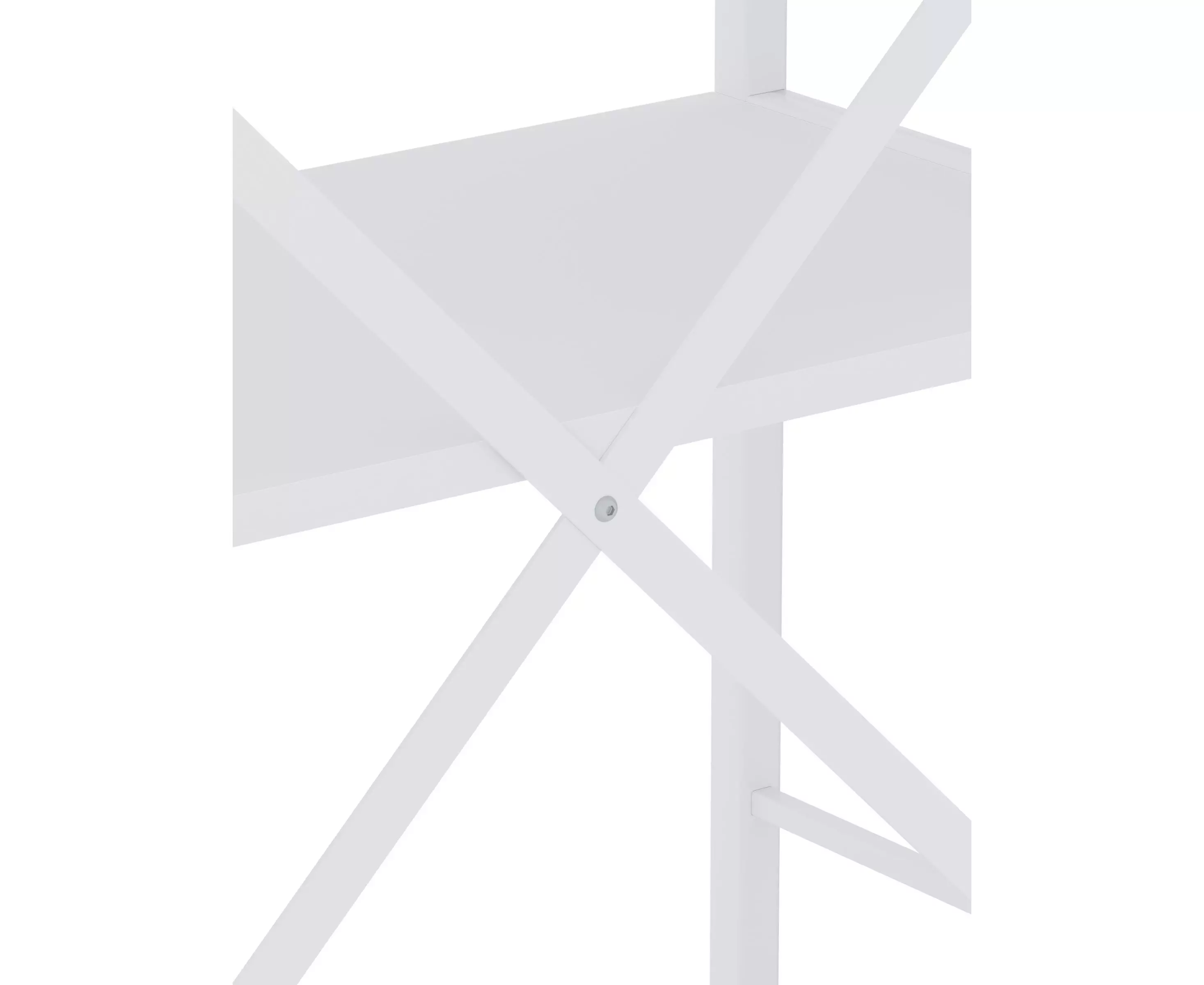 Raft metalic Nex Loft 1700x800x350 mm, 5 rafturi, PAL, White/White Snow – soluție modernă pentru depozitare elegantă [6]