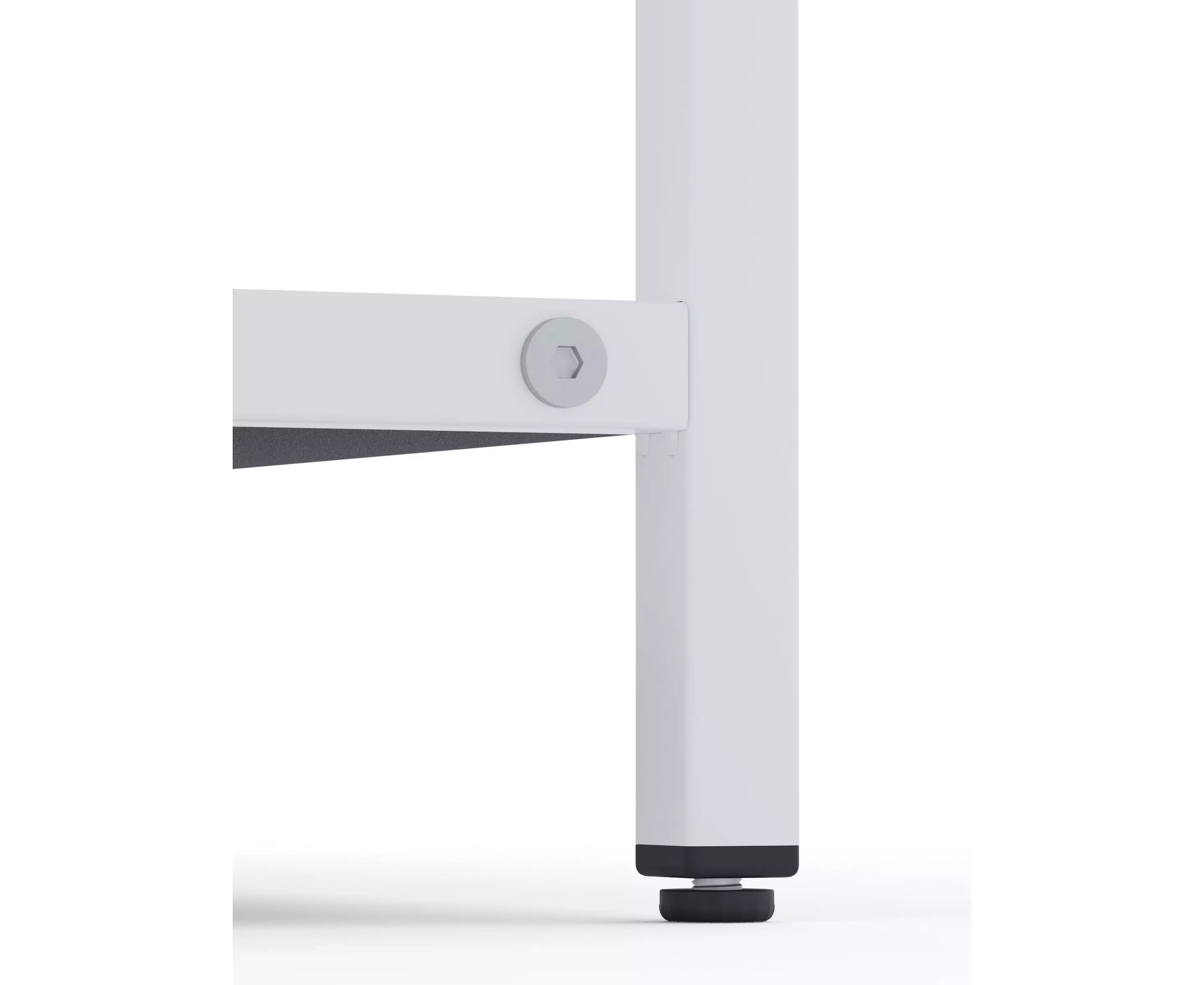 Raft metalic Nex Loft 1800x600x240 mm, 6 rafturi, PAL, White/Anthracite – eleganță modernă și rezistență [7]