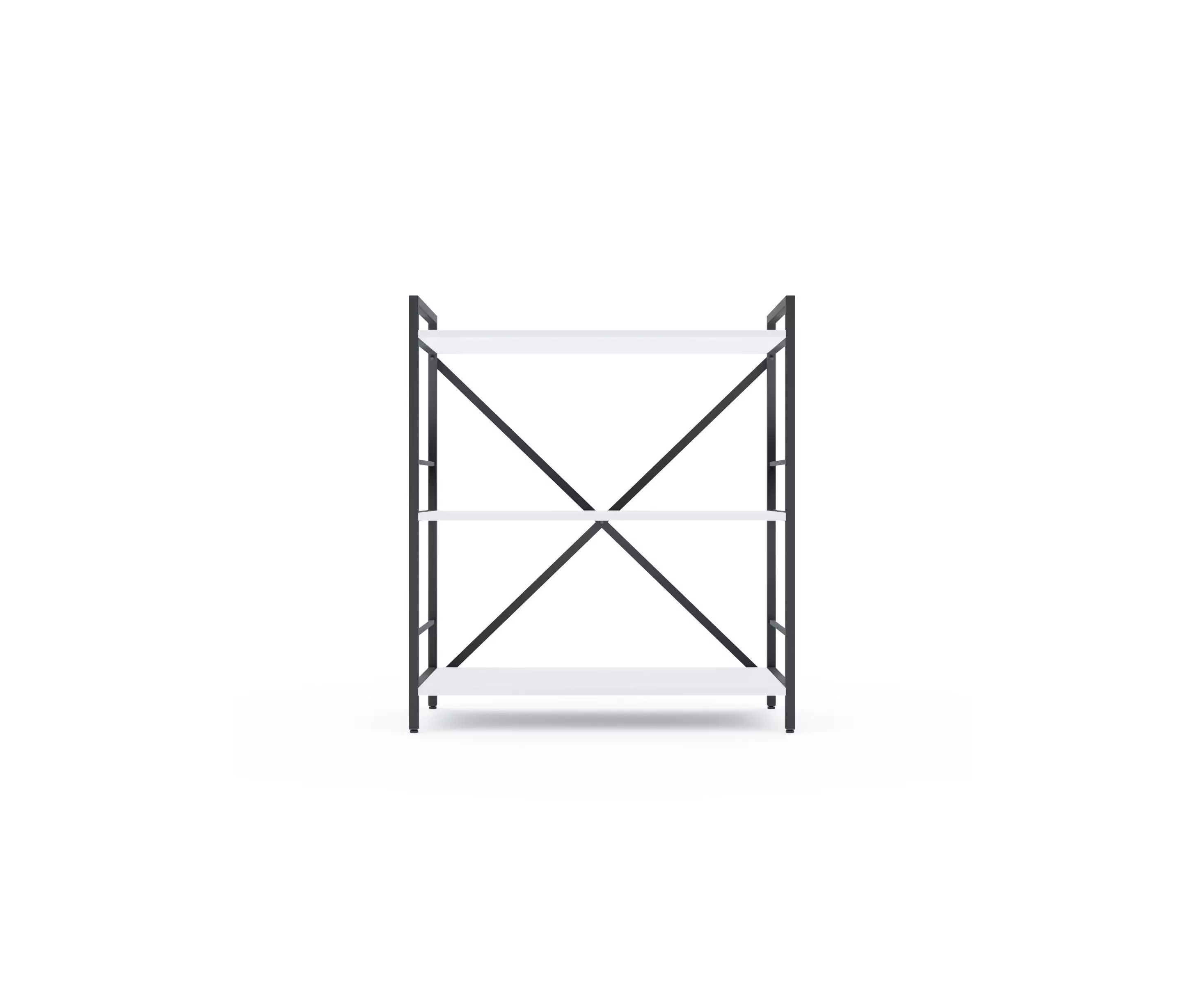 Металлический стеллаж Nex Loft 900x800x400 мм – стиль лофт и надежность в одном решении [3]