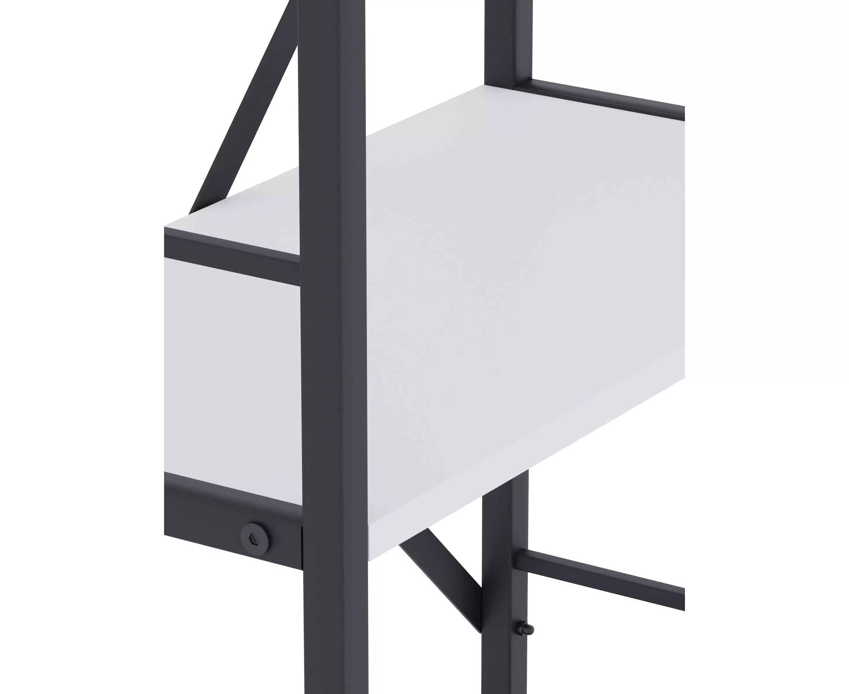 Металлический стеллаж Nex Loft 900x800x400 мм – стиль лофт и надежность в одном решении [5]