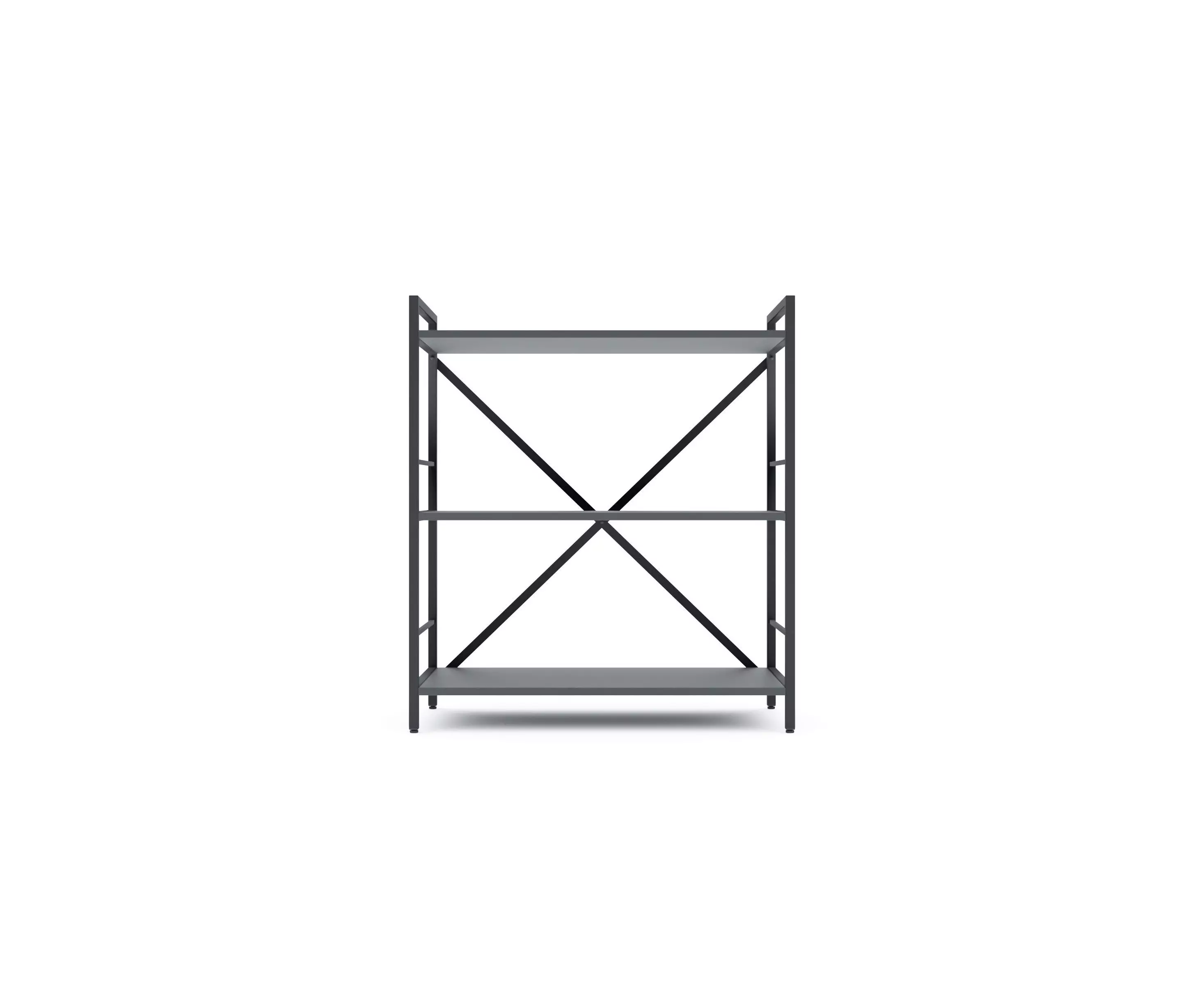 Raft metalic Nex Loft 900x800x400 mm – rezistență și eleganță în tonuri Anthracite [3]