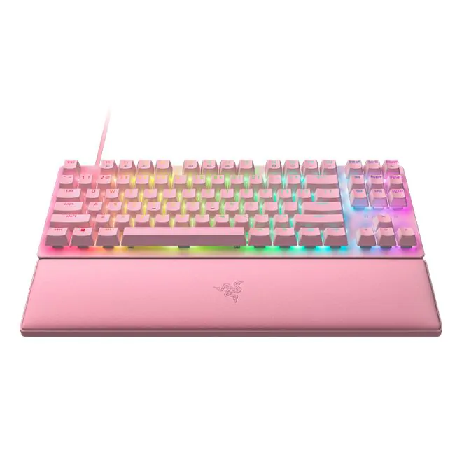 Razer Keyboard Huntsman V2 Tenkeyless (Red Switch) US Layout Quartz Edition [1]