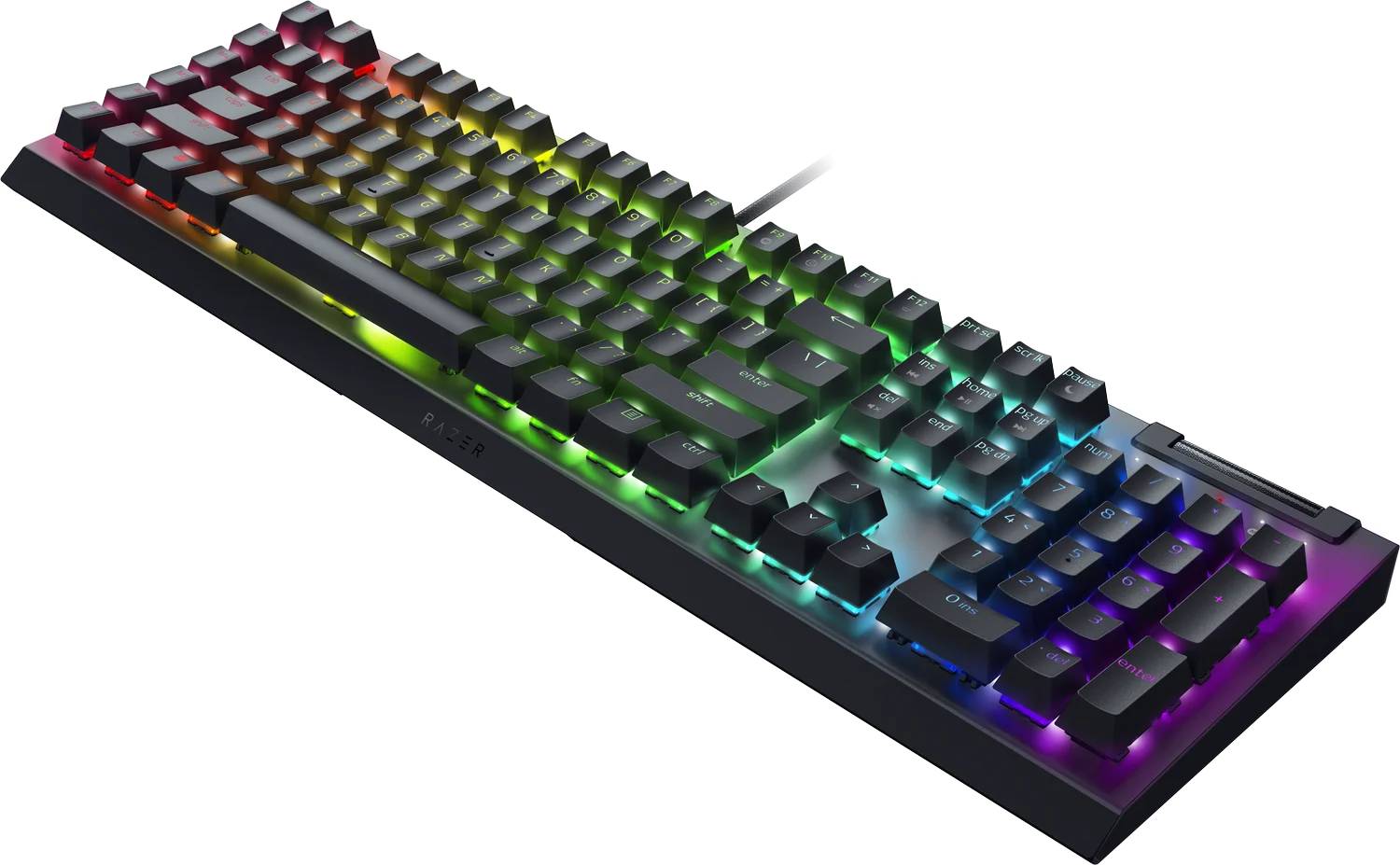 Razer Keyboard Mechanical BlackWidow V4 X (Green Switch) RU Layout [4]