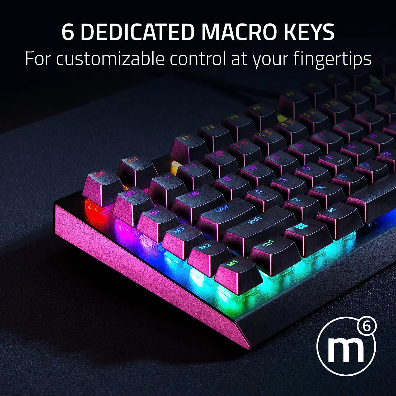 Razer Keyboard Mechanical BlackWidow V4 X (Green Switch) RU Layout [10]