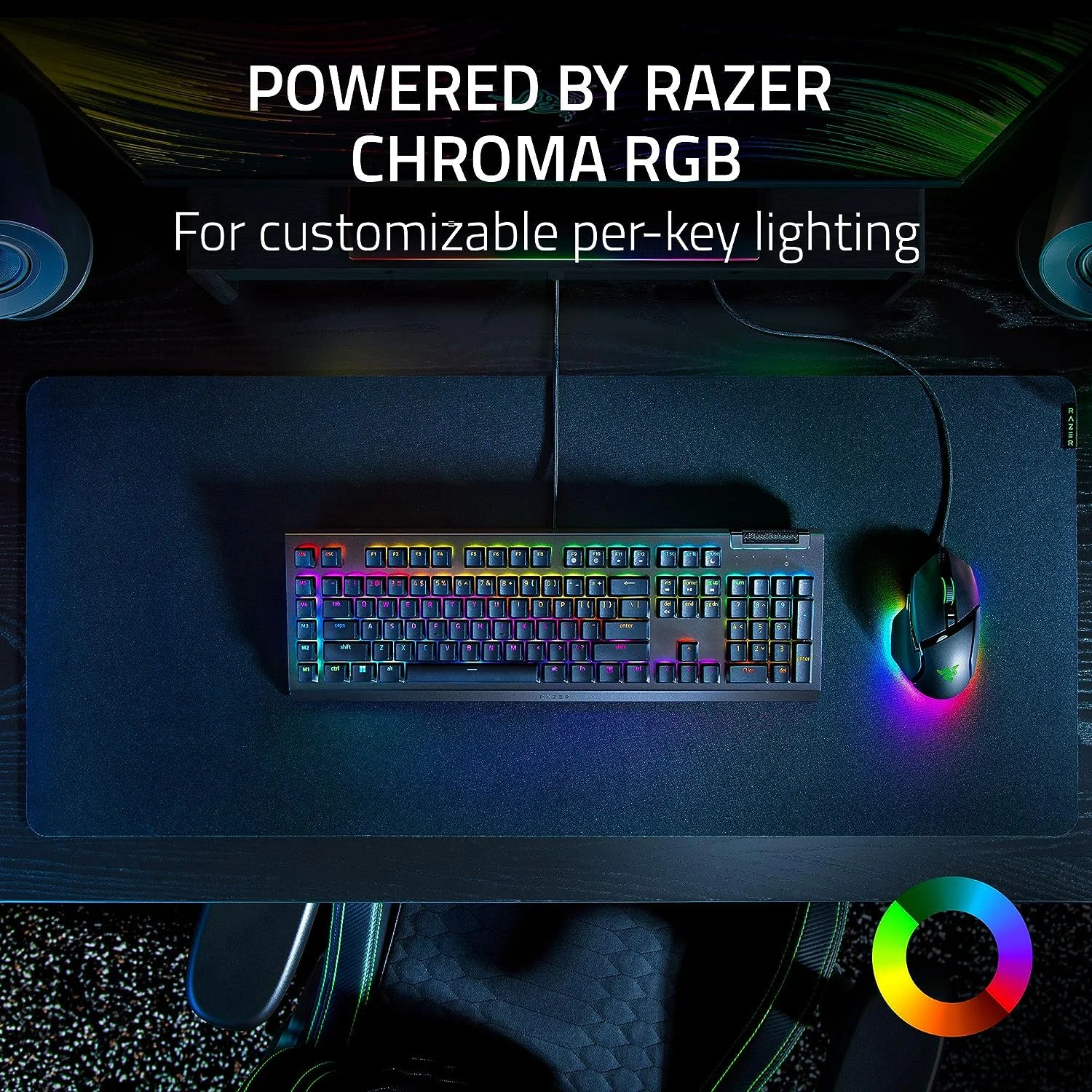 Razer Keyboard Mechanical BlackWidow V4 X (Green Switch) RU Layout [8]