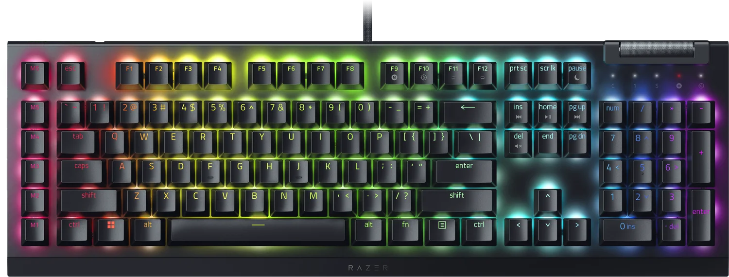 Razer Keyboard Mechanical BlackWidow V4 X (Green Switch) RU Layout [1]