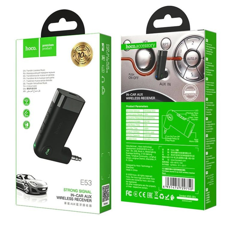 Receiver Wireless AUX In-Car E53 Dawn – Conectivitate Rapidă și Claritate Muzicală în Mașină [5]