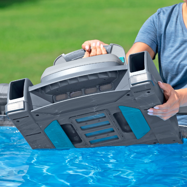 Robot de curățare fără fir 2-în-1 Bestway® AquaTronix™ Pro G300 – Curățare completă pentru fundul și suprafața piscinei [9]