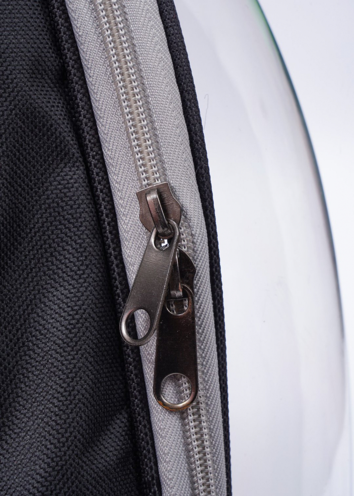 Rucsac pentru animale de companie cu fereastra din plastic, cu spate extensibil, buzunar lateral, Jumi, greutate maxima 6 kg, Negru [8]