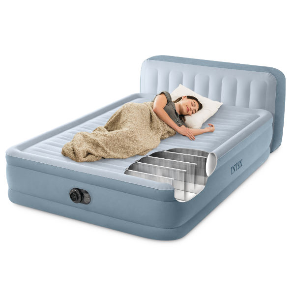 Saltea gonflabilă INTEX VELUR Plush 152x236x86cm – Confort premium pentru un somn odihnitor! [2]