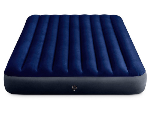 Saltea gonflabilă Velur Classic 152x203x25 cm cu perne și pompă, până la 272 kg [4]