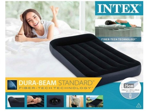 Saltea gonflabilă “Velur Classic” 99x191x25 cm cu tetieră, până la 136 kg [3]