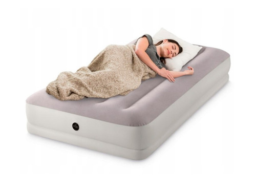 Saltea gonflabilă “Velur Prestige” 99x191x30 cm cu pompa USB portabilă 5V, până la 136 kg [2]