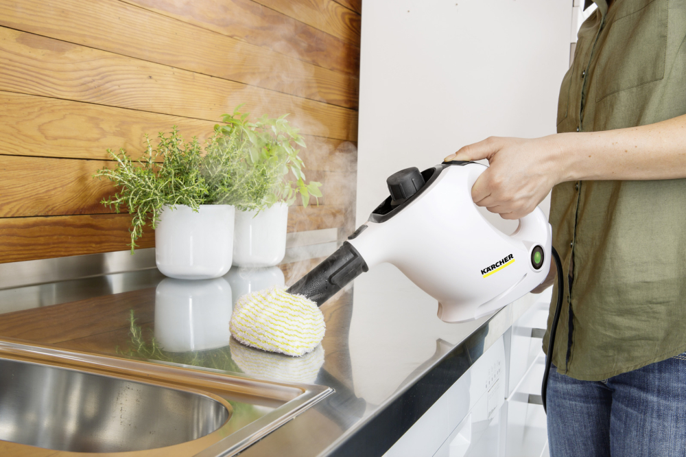 Aparat de curățat cu abur Kärcher SC 1 – Igienă maximă și curățenie rapidă în doar 3 minute [3]
