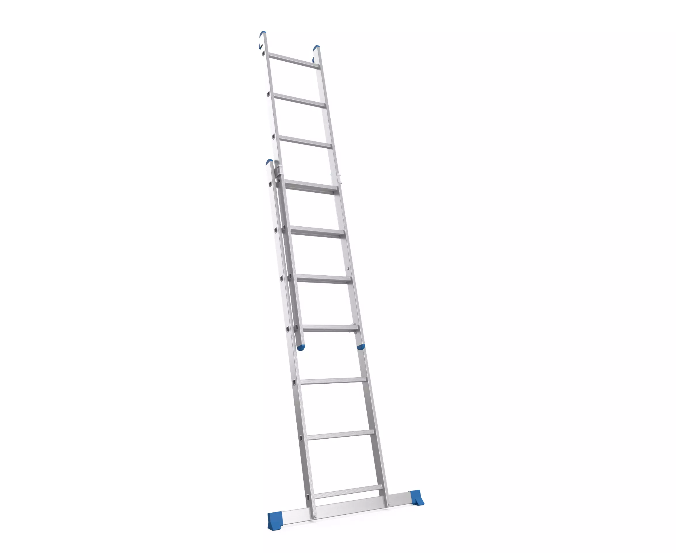 Алюминиевая лестница Nex Metkas двухсекционная 2x7, высота 2.81 м [2]