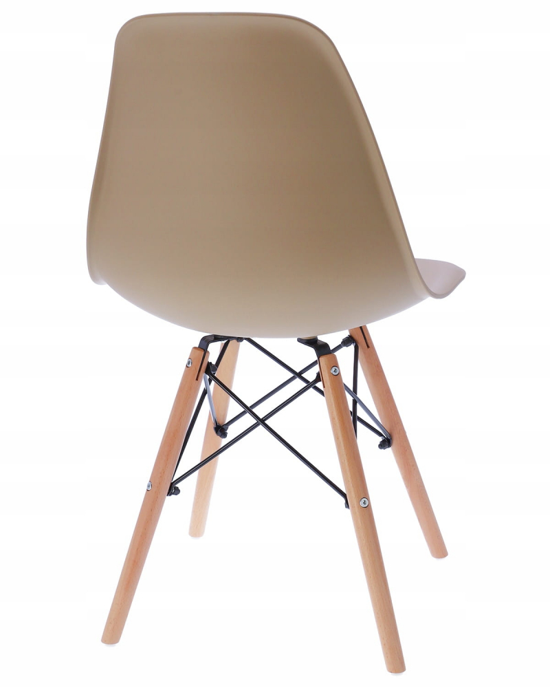 Scaun bucatarie, EVA, Jumi, polipropilena, lemn de fag, 81x46x52cm, Maro [9]
