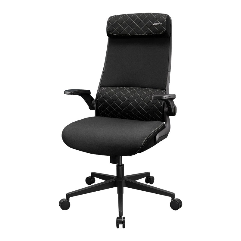 Scaun de birou Cougar Stryder, textil, Negru (gazlift clasa 4, până la 120 kg) [2]